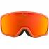 ALPINA  Scarabeo S Q-Lite Mirror - Ski/Snowboard Goggles - Pumpkin matt/Red Cylindrical