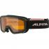 ALPINA  Scarabeo S Doubleflex Hicon - Μάσκα Ski/Snowboard - Black Rose matt/Orange