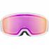 ALPINA Nakiska Q-Lite mirror - Ski/Snowboard Goggles - White matt/Pink cylindrical