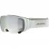 ALPINA DOUBLE JACK MAG Q-Lite - Μάσκα Ski/Snowboard - White Gloss/Black spherical mirror