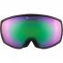 ALPINA Double Jack Planet Q-Lite mirror - Μάσκα Ski/Snowboard - Black sand matt/Green spherical