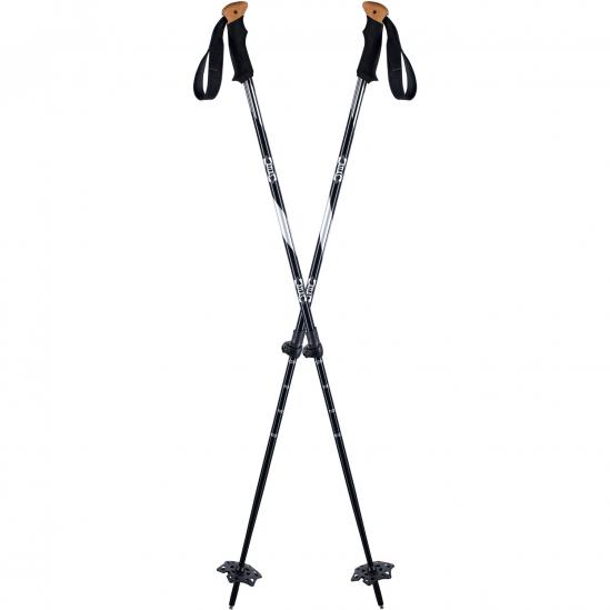 Atlas Trail Walking 2 Piece Pole - Μπατόν πεζοπορικό - Black