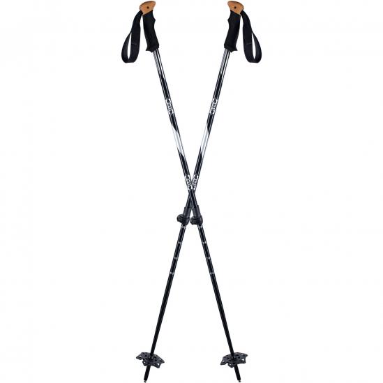 Atlas Trail Walking 2 Piece Pole - Μπατόν πεζοπορικό - Black