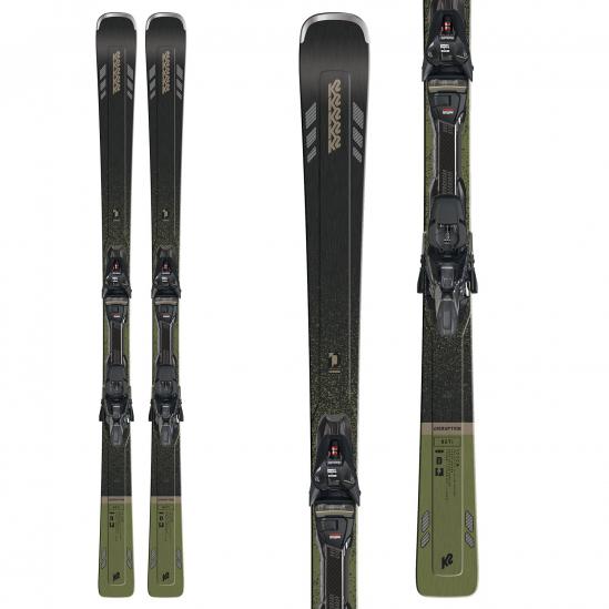 K2 DISRUPTION 82Ti Skis + MXCell 12 TCx Quikclik Bindings