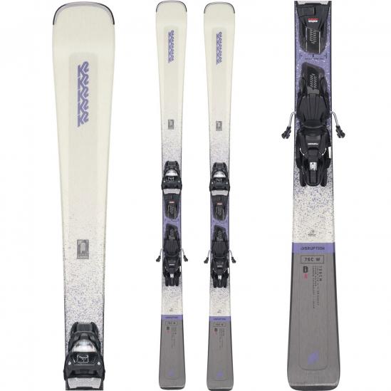 K2 Disruption 76C Women's Skis + ER3 10 Compact Quikclik