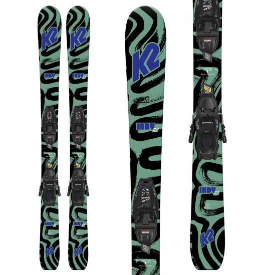 K2 Indy ski ​+ FDT 4.5 Bindings - Παιδικό σετ Ski