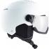 ALPINA Arber Hi-EPS + Visor Q-Lite - Κράνος Ski/Snowboard - White matt