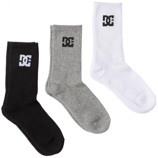 DC Mens Crew (3-Pack) Crew Socks - Κάλτσες Ανδρικές - 3 χρώματα