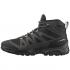 SALOMON  X Ward Leather Mid GTX - Ανδρικά μποτάκια πεζοπορίας - Phantom/Black/Magnet