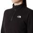 THE NORTH FACE Women's 100 Glacier 1/4 Zip Fleece - TNF Black