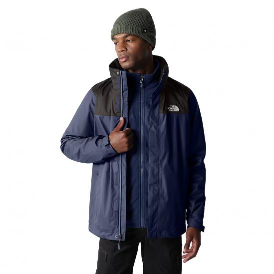 THE NORTH FACE Men's Evolve II Triclimate® Jacket - Shady Blue/TNF Black