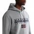 NAPAPIJRI B-Ayas 1- Men's Hoodie Sweatshirt - Medium Grey Melange