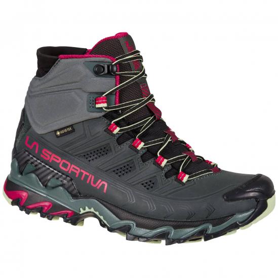 LA SPORTIVA Ultra Raptor II Mid Leather Woman Gore-Tex® - Γυναικείο Μποτάκι πεζοπορίας - Charcoal/Cerise