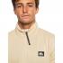 Quiksilver Steep Point - Ανδρικό τεχνικό 1/4 zip φλίς - Pale Khaki