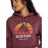 BURTON Underhill Pullover - Men's Pullover Hoodie - Almandine