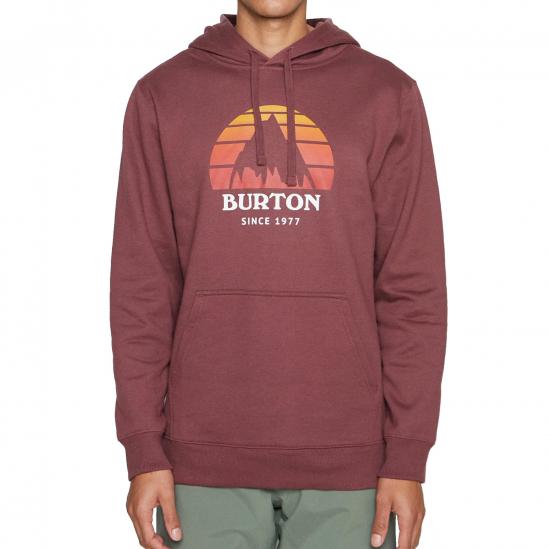 BURTON Underhill Pullover - Men's Pullover Hoodie - Almandine