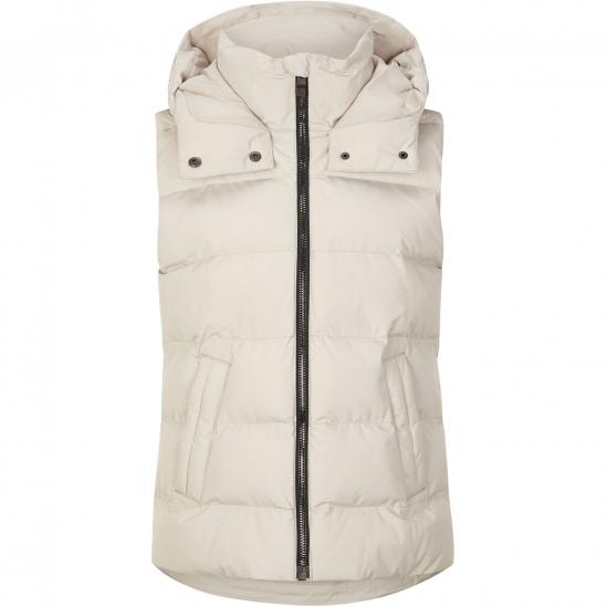 ZIENER Tusja Lady Vest - Γυναικείο Ski Μπουφάν Αμάνικο - Silver Beige