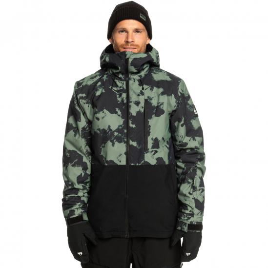 QUIKSILVER Mission Printed Block Insulated - Ανδρικό μπουφάν ski/snowboard - Tye Dye Laurel Wreath