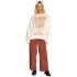 Billabong Keep Ridin - Γυναικείο φούτερ Oversized - Αntique white