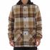 VOLCOM Insulated Riding Flannel - Ανδρικό επενδεδυμένο fleece jacket - Khakiest