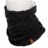 Buff Knitted & Polar Neck Warmer - Πλεκτό με Φλίς Κασκόλ/Λαιμός  - Caryn Graphite