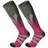 MICO 241 Light Weight Warm Control - Κάλτσες ski/snowboard - Grey Fuchsia Melange