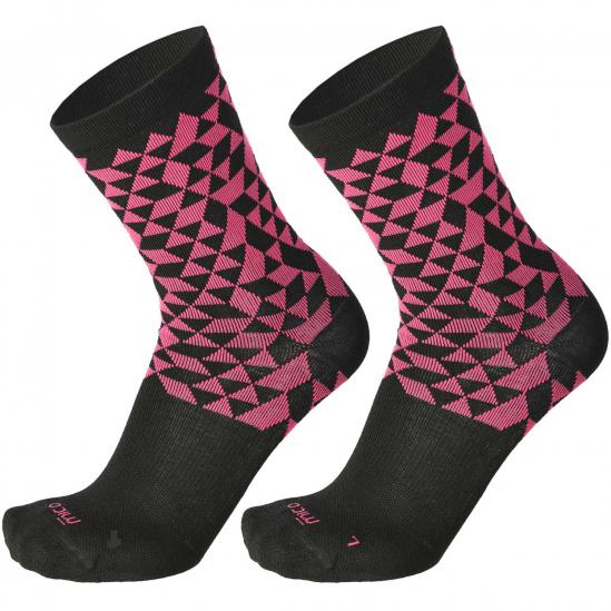 MICO 3019 Light weight Warm Control Merino - Κάλτσες Outdoor - Black Fucsia