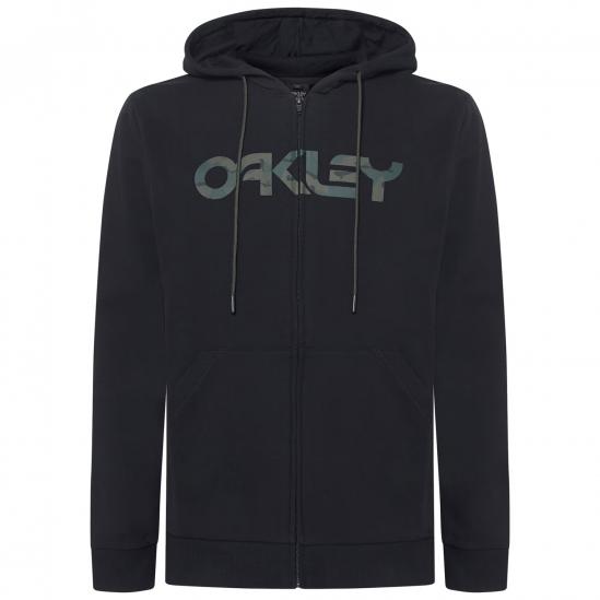 OAKLEY Teddy Full Zip Hoodie - Ανδρική Ζακέτα φούτερ - Black/B1B Camo Hunter