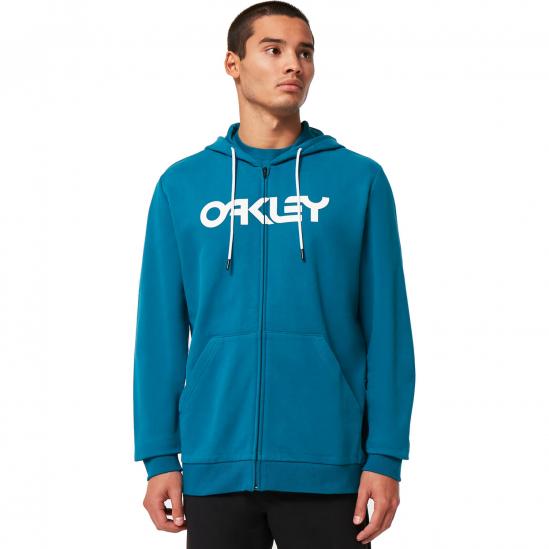 OAKLEY Teddy Full Zip Hoodie - Ανδρική Ζακέτα φούτερ - Aurora Blue