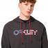 OAKLEY Teddy Full Zip Hoodie - Ανδρική Ζακέτα φούτερ-  Dark Gray Heather/American Flag