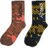 OAKLEY Camo B1B Rc Socks 2.0 (2 Pack) - Crew Κάλτσες Ανδρικές - Orange Stripe/Grip Camo