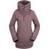 VOLCOM Tower Pullover Fleece - Γυναικείο φούτερ με κουκούλα - Rosewood