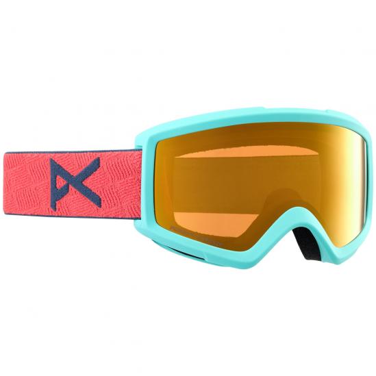 Anon Helix 2.0 Perceive + Bonus Lens - Μάσκα Ski/Snowboard - Coral/Perceive Sunny Bronze/Amber