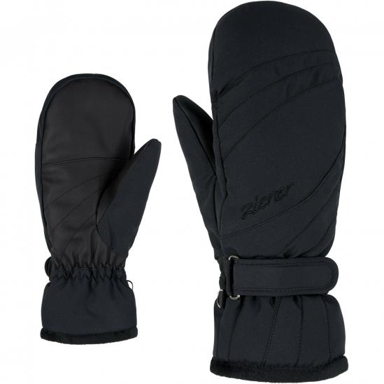 ZIENER Kilenis Primaloft® mitten - Γυναικεία γάντια χούφτα ski - Black