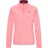 Ziener Jemila - Γυναικείο 1/4 zip φλίς Polartec® - Pink Vanila