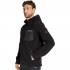 Ziener Juha Man - Ανδρική ζακέτα κουκούλα Sherpa fleece - Black