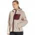 Ziener Juha Lady - Γυναικεία ζακέτα κουκούλα Sherpa fleece - Silver Beige