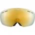 ALPINA GRANBY Q-LITE - Μάσκα Ski/Snowboard - Black pumpkin/Gold spherical