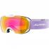 ALPINA Pheos S Q-LITE - Μάσκα Ski/Snowboard - White Lilac Matt /Mirror Rose Spherical