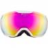 ALPINA PHEOS S Quattroflex Hybrid Mirror - Μάσκα Ski/Snowboard - White Gloss/Pink spherical