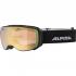 ALPINA ESTETICA QV Quattroflex/Varioflex - Μάσκα Ski/Snowboard - Black mat /Gold spherical