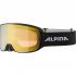 ALPINA Nakiska QV Quattroflex/Varioflex - Μάσκα Ski/Snowboard - Black matt/Gold Mirror