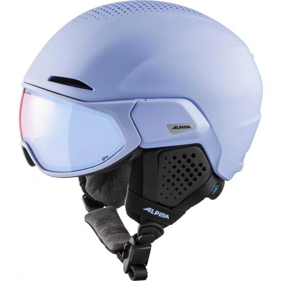 ALPINA ORO Mips® + Visor QV Quattroflex/Varioflex - Κράνος με μάσκα Ski/Snowboard - Lilac matt