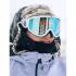 Volcom Footprints Goggle+ (Eξτρα Φακός - Dark Grey) - Μάσκα Ski/Snowboard - White Stone mat/Ice Chrome