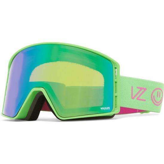 VonZipper Mach vfs Goggle + (Εξτρά φακός) - Μάσκα Ski/Snowboard - Lime Green/Green mirror