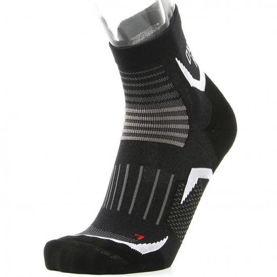 MICO 1272 Oxi-Jet Compression short Running socks - Black