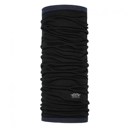 P.A.C. Merino Cell Wool Pro+ - Μαντήλι Λαιμού - Total Black