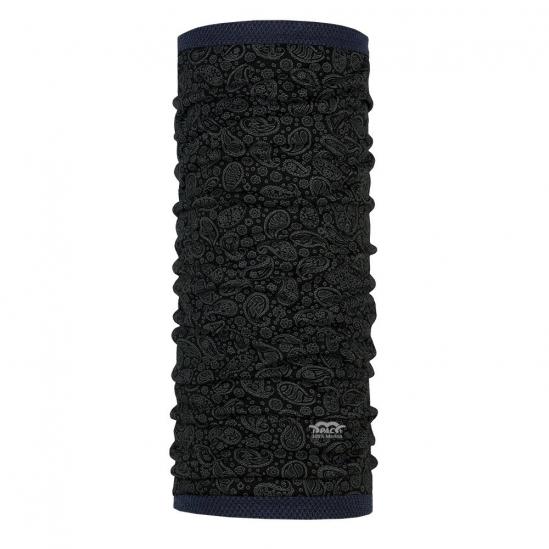 P.A.C. Merino Cell Wool Pro+ - Μαντήλι Λαιμού - Paisley Black